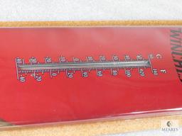 New Large Winchester Nostalgic Tin Indoor/Outdoor Thermometer Shotgun Shell