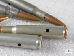 Lot of 5 .50 Caliber "Dummy" Rounds (FOR DISPLAY - NOT LIVE ROUNDS)
