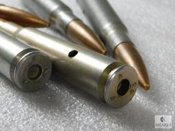 Lot of 5 .50 Caliber "Dummy" Rounds (FOR DISPLAY - NOT LIVE ROUNDS)