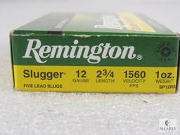 5 Rounds Remington Slugger 12 Gauge 2-3/4" 1560 FPS 1 oz Shells