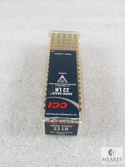 100 Rounds CCI .22LR Mini-Mag 40 Grain Copper-Plated RN 1235 FPS
