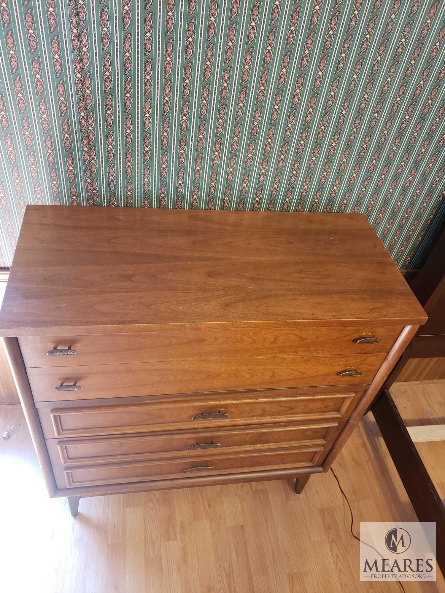 Vintage Five-Drawer Chest of Drawers