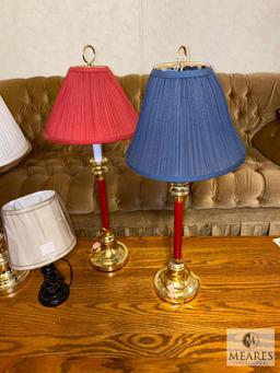 Lot of Four Table Lamps