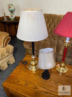 Lot of Four Table Lamps