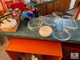 Mixed Lot of Serving Pieces and Fire-King Dishes