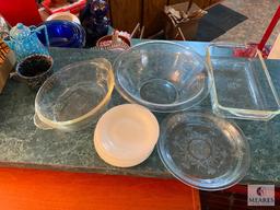 Mixed Lot of Serving Pieces and Fire-King Dishes