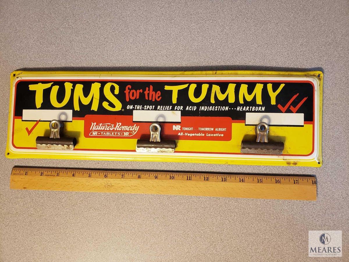 Tums for the Tummy Metal Advertisement