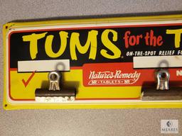 Tums for the Tummy Metal Advertisement