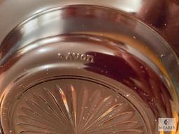 Avon 1876 Cape Cod Ruby Red 5.5" Bread Plates and 7.25" Bowls