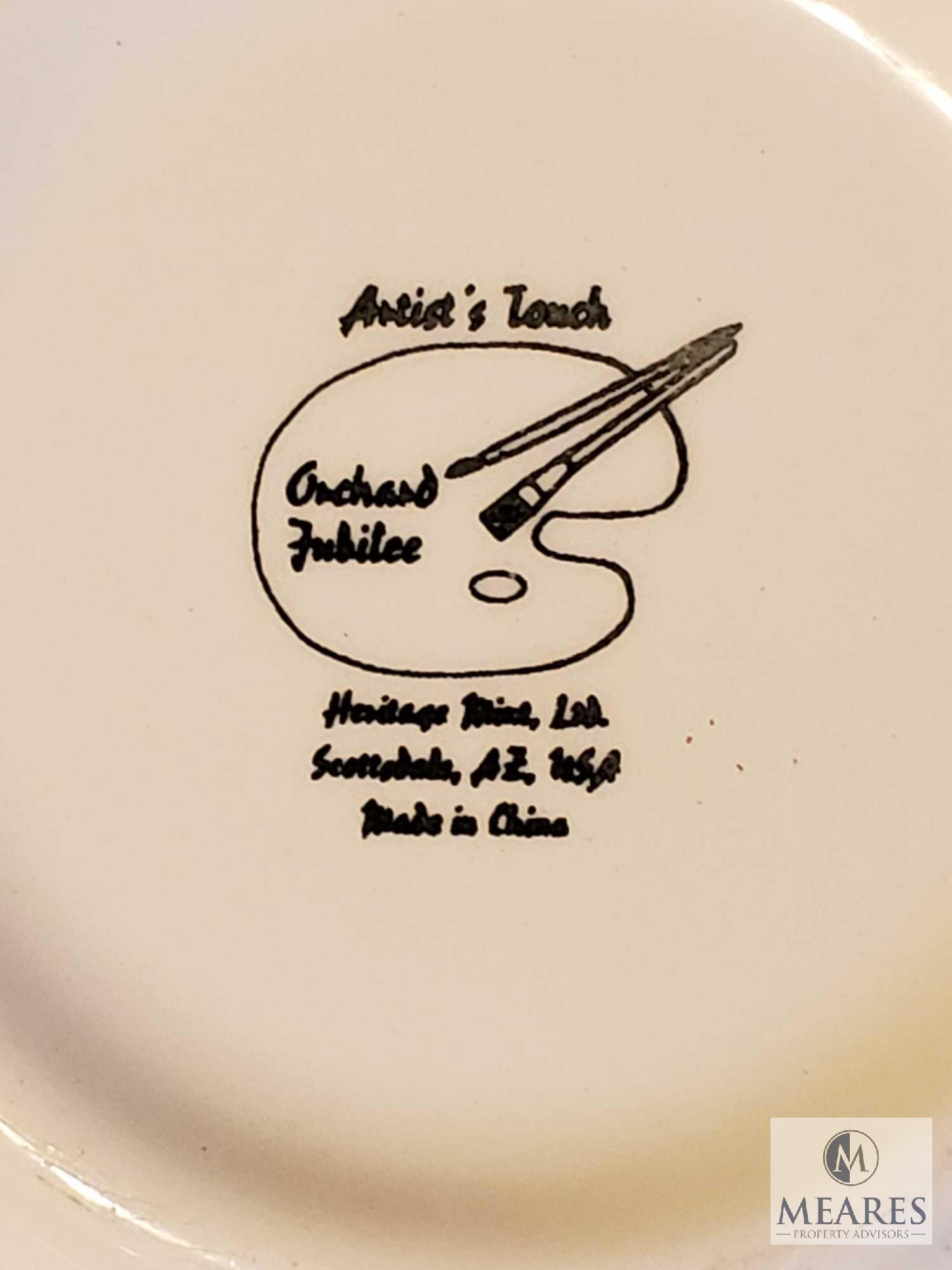 Large Assortment of Fruit Themed Dishes, Mugs, and Serving Plates