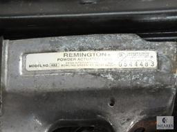 Remington #482 Powder Actuated Fastener Tool with Fasteners, Case & Accessories