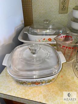 Large Lot of Baking Dishes and Cookware