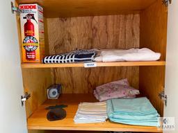 Contents of Guest House Linen Closet
