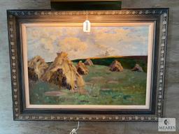 1992 Framed Painting on Canvas - Artist Signed