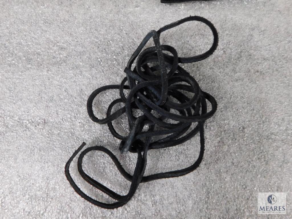 Lot of Assorted Nylon Knife Pouches, Bandolier and Nylon Strap