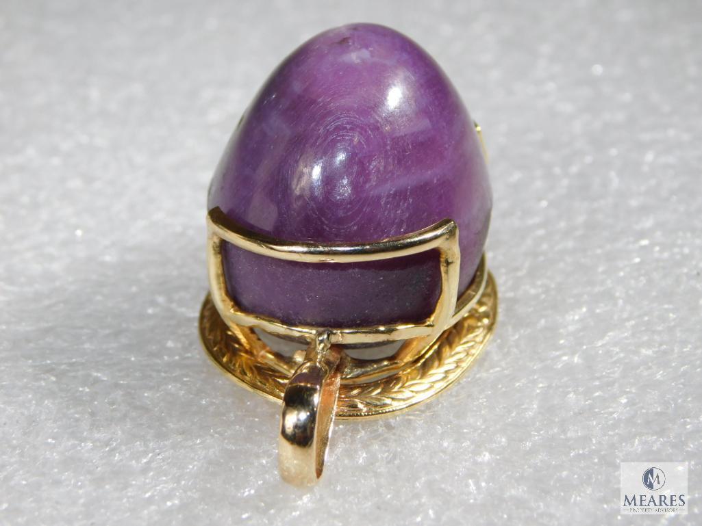 185-carat Burmese Stat Ruby in 14k Gold Mount