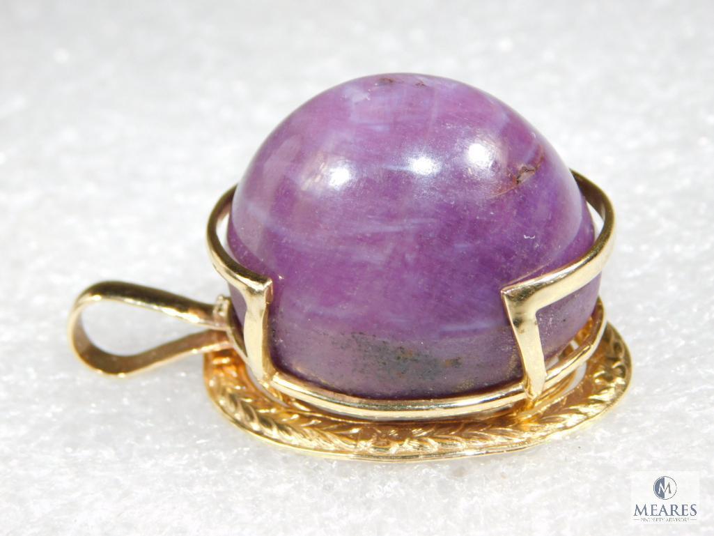 185-carat Burmese Stat Ruby in 14k Gold Mount