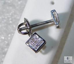 Sterling Earrings With Screwback Clasps (Marked 925)