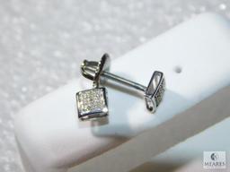 Sterling Earrings With Screwback Clasps (Marked 925)