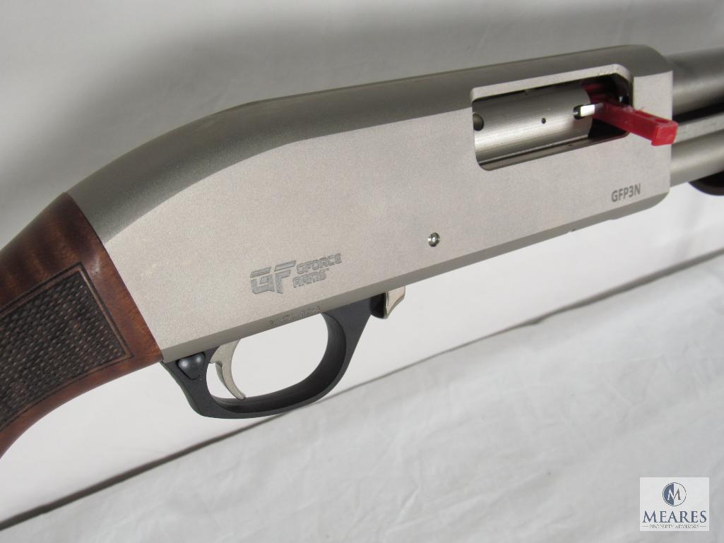 New GForce GFP3N 12 Gauge Pump Action Shotgun "PumperNickel"