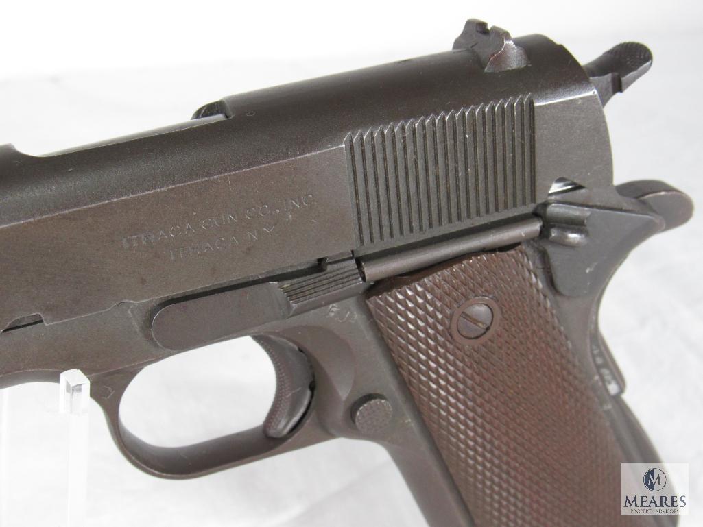 Late 1943 Colt Ithaca 1911A1 .45 ACP Semi-Auto Pistol