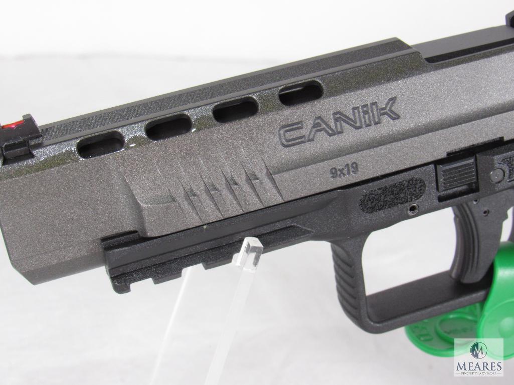 New Canik TP9SFx 9mm Luger Semi-Auto Pistol w/ Vortex Optics and Accessories
