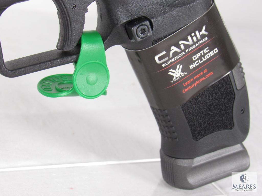 New Canik TP9SFx 9mm Luger Semi-Auto Pistol w/ Vortex Optics and Accessories
