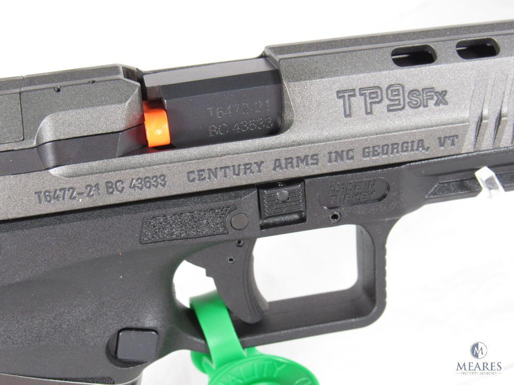 New Canik TP9SFx 9mm Luger Semi-Auto Pistol w/ Vortex Optics and Accessories