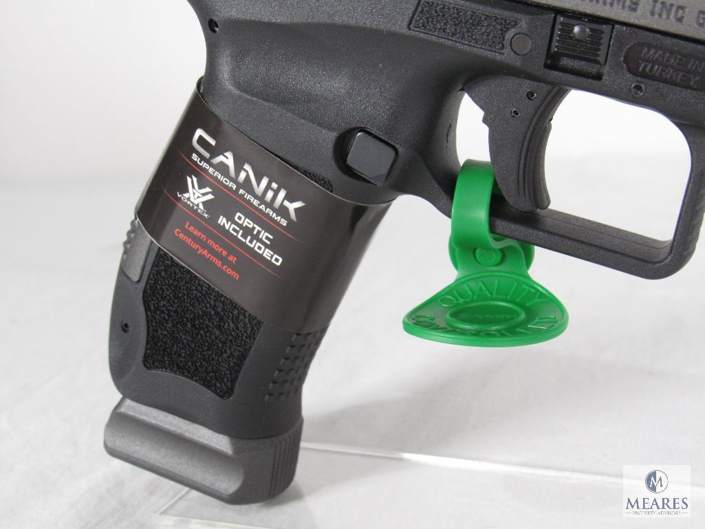 New Canik TP9SFx 9mm Luger Semi-Auto Pistol w/ Vortex Optics and Accessories