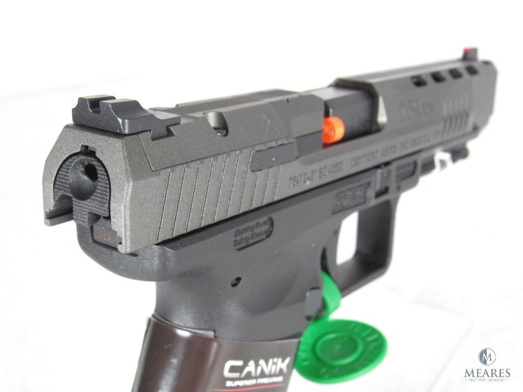 New Canik TP9SFx 9mm Luger Semi-Auto Pistol w/ Vortex Optics and Accessories