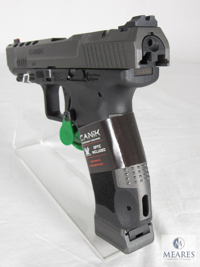 New Canik TP9SFx 9mm Luger Semi-Auto Pistol w/ Vortex Optics and Accessories