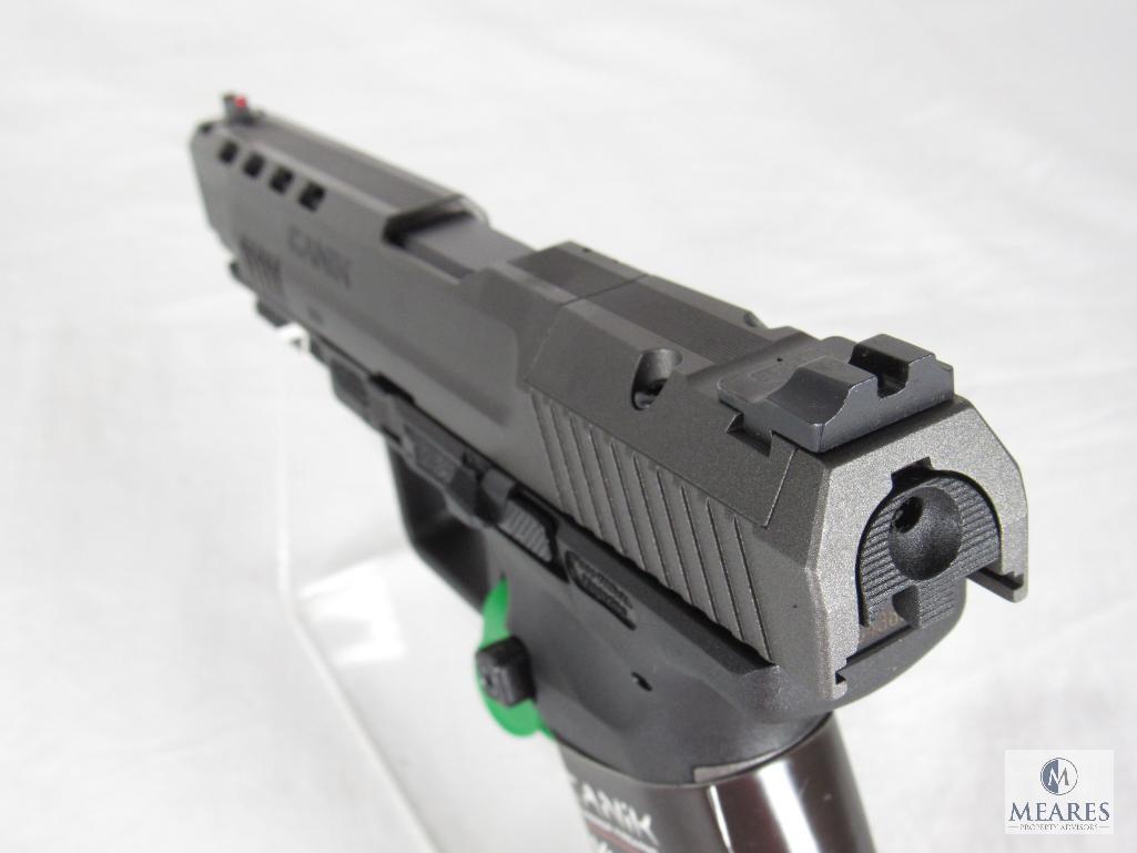New Canik TP9SFx 9mm Luger Semi-Auto Pistol w/ Vortex Optics and Accessories