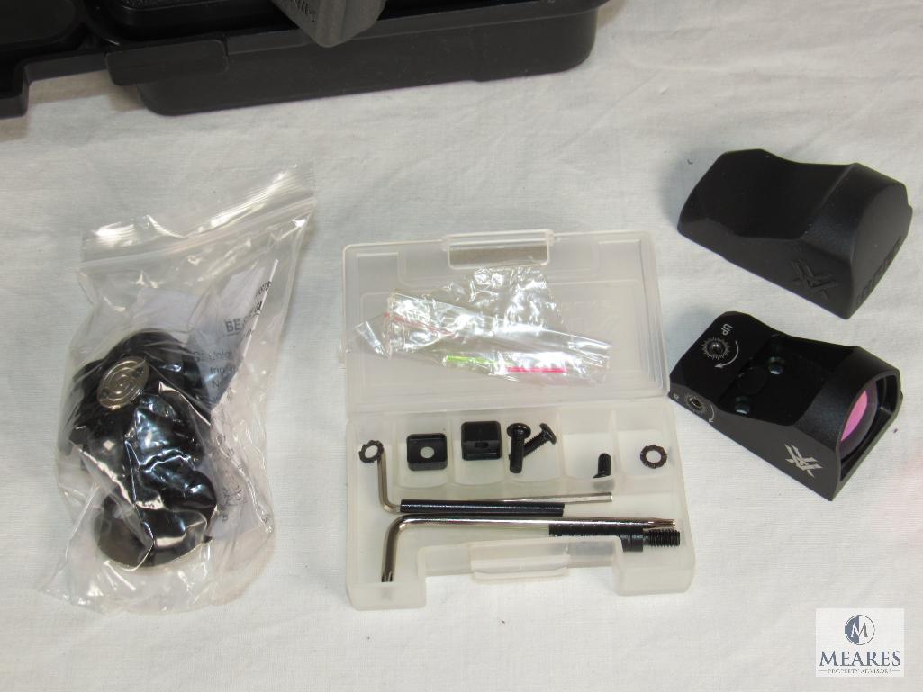 New Canik TP9SFx 9mm Luger Semi-Auto Pistol w/ Vortex Optics and Accessories