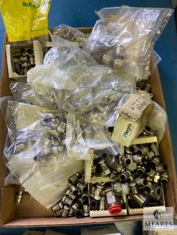 Large Lot Assorted Quick Connect Tube Fittings