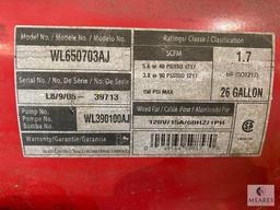 HUSKY Rolling 16-gallon Air Compressor - WL650703AJ