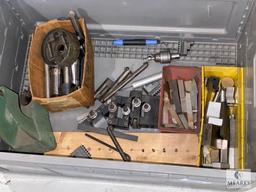 Mixed Lot Quick Change Dovetail Lathe Holders, Collets, Drill Chuck, Lathe Jaws