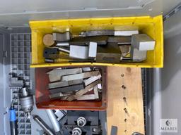 Mixed Lot Quick Change Dovetail Lathe Holders, Collets, Drill Chuck, Lathe Jaws