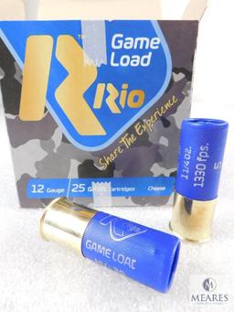 25 Rounds Rio 12 Gauge Game Load Shotgun Shells