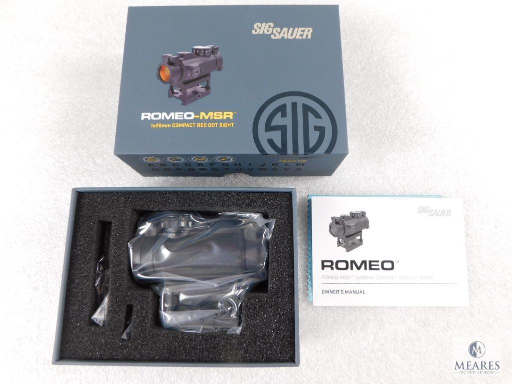 New Sig Sauer Romeo MSR Red Dot Sight.