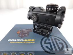New Sig Sauer Romeo MSR Red Dot Sight.