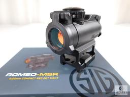 New Sig Sauer Romeo MSR Red Dot Sight.