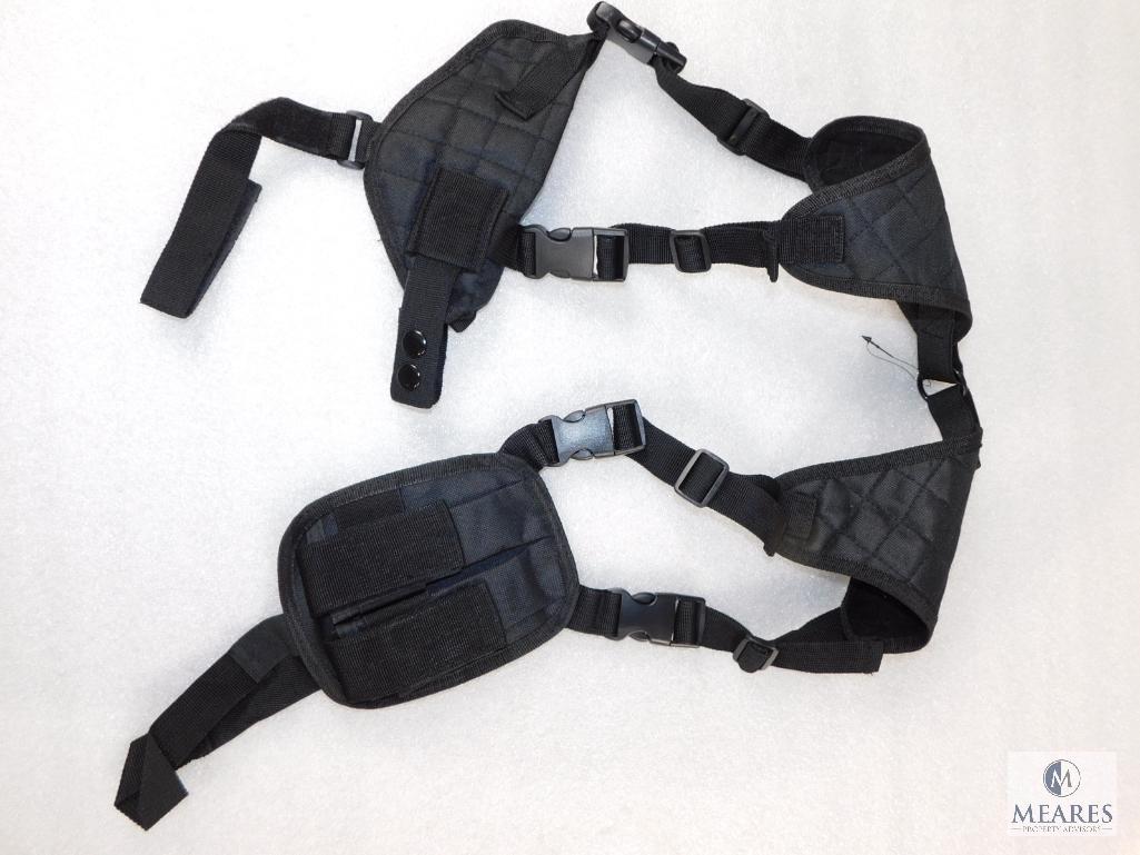 New Tactical Shoulder Holster With Double Mag Pouch