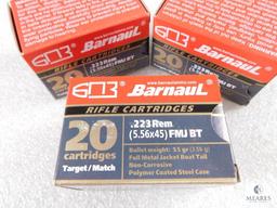 60 Rounds Barnaul 223 Remington Ammo