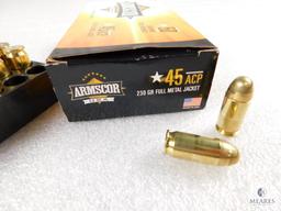 50 Rounds Armscor 45 ACP Ammo