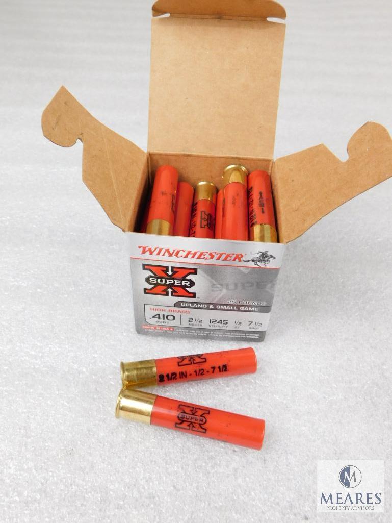 25 Rounds Winchester .410 Bore 2 1/2" 1245 Velocity