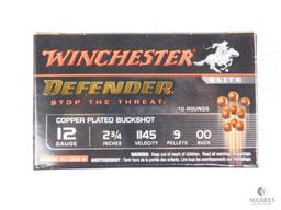 10 Rounds Winchester 12 Gauge 2 3/4" 1145 Velocity 00 Buck
