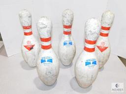 Lot of Five Bowling Pins for Target Use