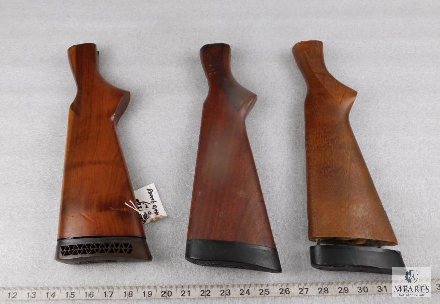 Lot of Three Assorted Remington Wood Long Gun Stocks