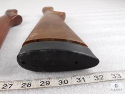 Lot of Three Assorted Remington Wood Long Gun Stocks