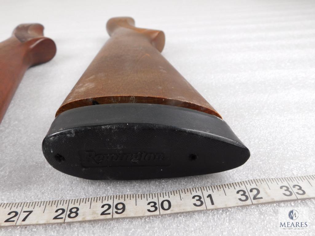 Lot of Three Assorted Remington Wood Long Gun Stocks